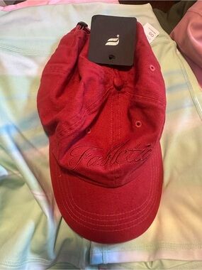 Fabletics Red Embroidered Cap